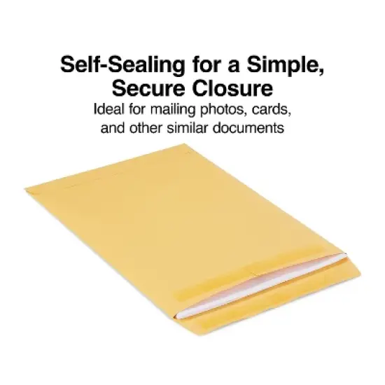 MyOfficeInnovations Self Seal Catalog Envelopes 9"L x 12"H Brown 100/Box (534800/17104) image {1}