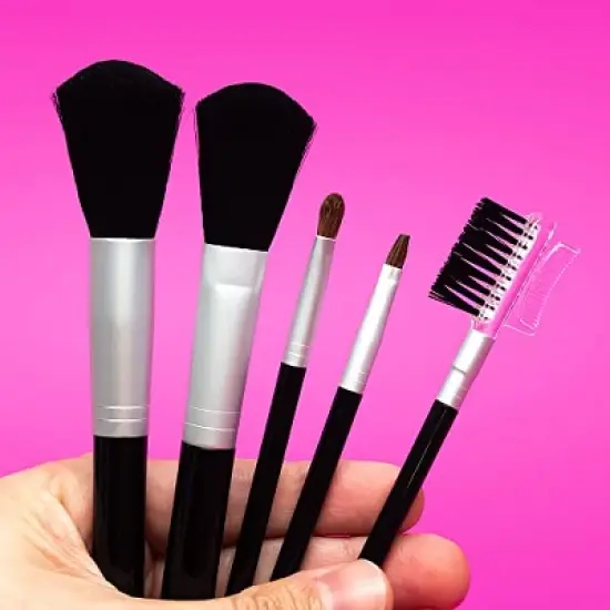 Speert 4151 Premium Natrual Hair Makeup Brush Set with Designer Travel Pouch image {1}