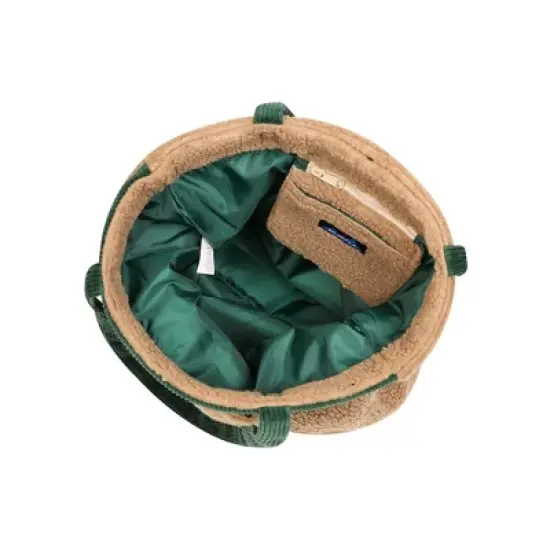 KAVU Tote It All Fleece Market Bag With Stash and Interior Zip Pockets - Hemlock image {2}