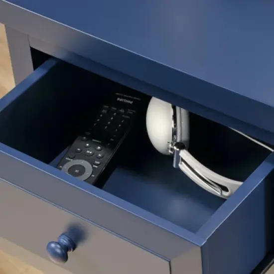 Cottage Road Side Table - Indigo Blue - Sauder image {10}