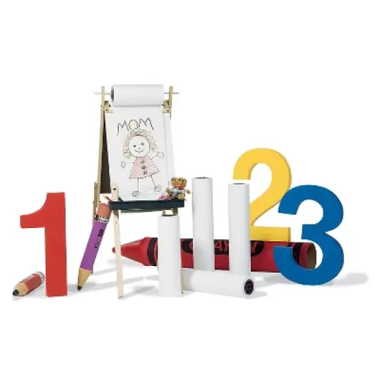 Art Street Art & Easel Roll 18" x 75' White 3 Rolls (PAC4775-3) image {1}