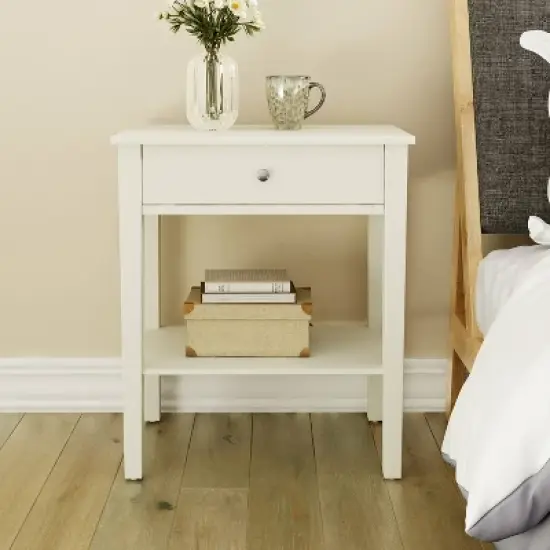 Sloan Side Table White - Finch image {1}