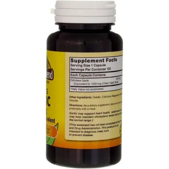 Nature's Blend 154 Garlic Odorless 1250 mg (Each) image {4}