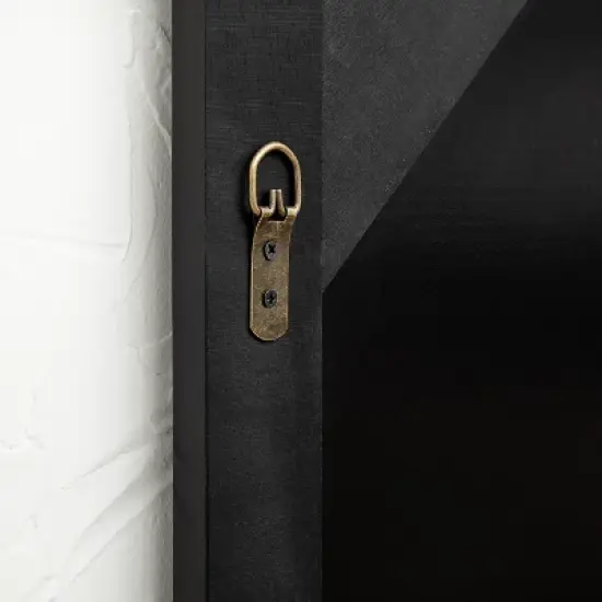 24" x 30" Wood and Brass Wall Mirror Blue - Opalhouse&trade; designed with Jungalow&trade; image {3}