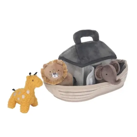 Lambs & Ivy Baby Noah Interactive Plush Boat/Ark with Stuffed Animal Toys image {2}