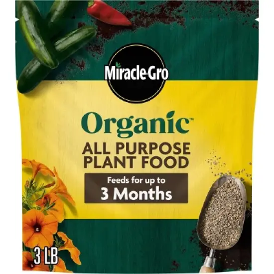 Miracle-Gro Organics Plant Food Granules Fertilizer 3lbs image {12}