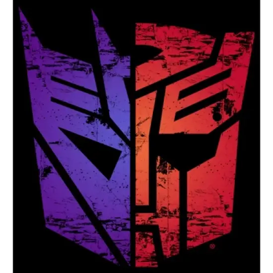 Men's Transformers Face Split Logo T-Shirt image {1}
