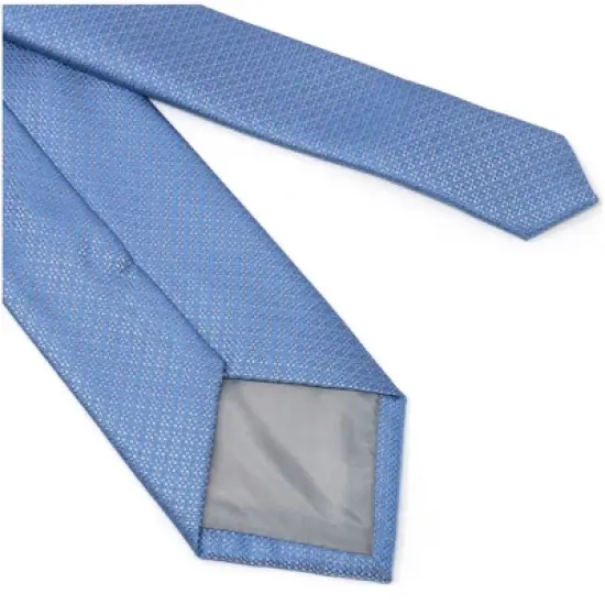 Men's Cross Pattern Micro Fiber Poly Woven Regular Neck Tie image {3}