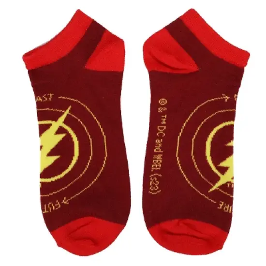 Flash Movie Logo 5-Pack Women's Ankle Socks image {1}
