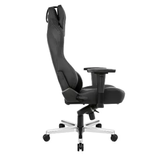 AKRacing Office Series Onyx Deluxe Computer Chair, Black Real Leather (AK-ONYXDELUXE) image {2}
