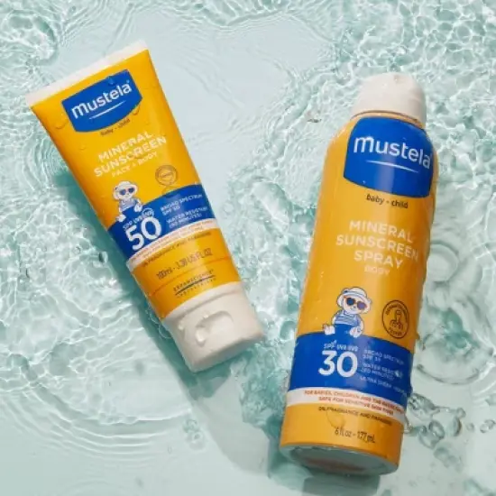 Mustela Mineral-Based Baby Sunscreen Spray - SPF 30 - 6 fl oz image {2}