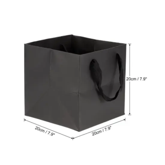 Unique Bargains Paper Gift Bag with Handle Pack Storage Bag for Party image {1}