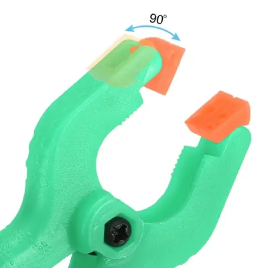 Unique Bargains Plastic Flexible Anti-slip DIY Project Craft Spring Clamp 8 Pcs image {2}