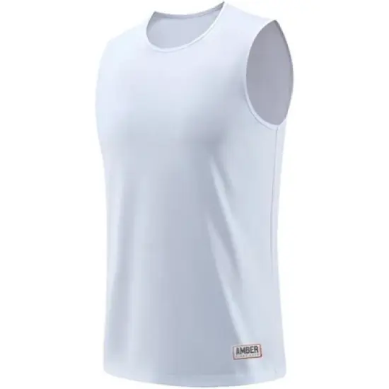 Amber Fight Gear Premium Durable Boxing Jersey with Satin Finish Fabric&ndash;Comfortable & Stylish Training Gear for Unmatched Performance, White, X-Large image {13}