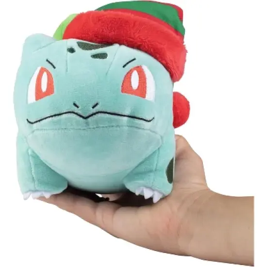 Pok&eacute;mon 8" Bulbasaur Plush with Hat Accessory- Officially Licensed - Generation 1 Starter - Stuffed Animal Toy Figure - Gift Kids, Boys, Girls - 2+ image {3}