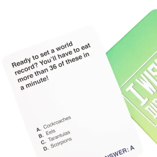 I Wish I Didn't Know! Family Edition Trivia Game by What Do You Meme? Family image {3}
