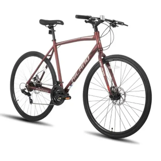 HILAND Clifford 700C Hybrid Bike, 21 Speeds Urban City Commuter Bicycle image {10}