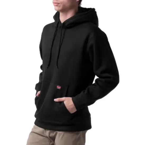 Wrangler Workwear Men's Long Sleeve Fleece Pullover with Lined Drawstring Hood image {2}