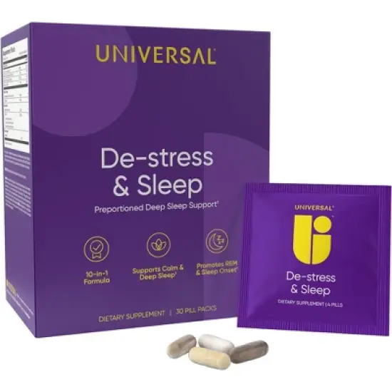 Universal De-stress and Sleep Dietary Supplement - 30 Packs image {2}