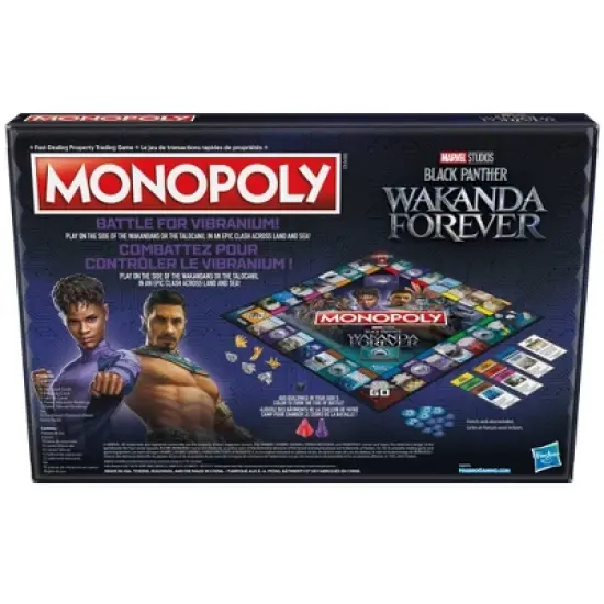 Monopoly: Marvel Studios' Black Panther: Wakanda Forever Game image {4}