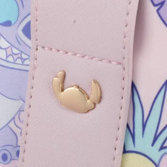 Disney Stitch & Angel 18" Pink Duffle Bag image {4}