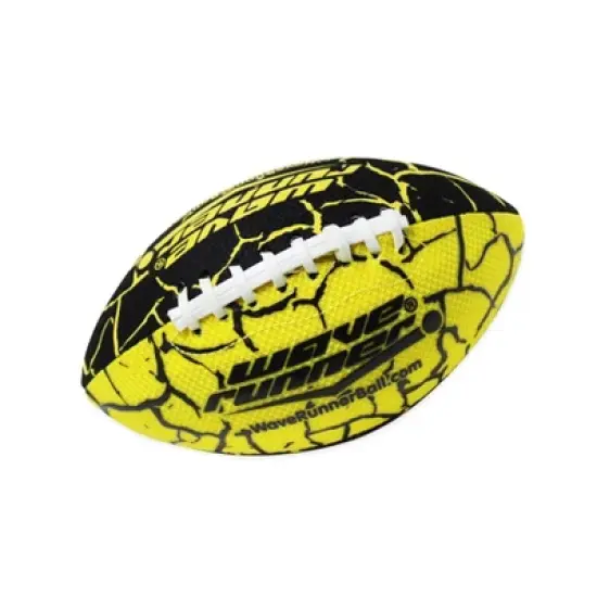 Wave Runner Grip It Waterproof Football 9.25 Inches w/Sure-Grip Technology Play In Water Great for Beach Pool Lake BBQ Park & Anywhere Pump Included image {5}