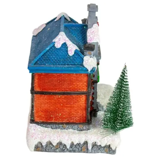 Northlight LED Lighted Post Office Christmas Village Decoration - 7" image {3}
