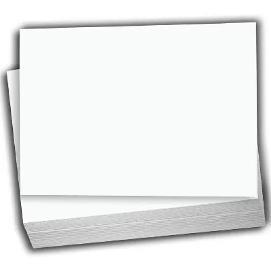 Hamilco White Cardstock - Flat 4.5" X 6.25" A6 Blank Index Flash Note & Post Cards - 80 lb Card Stock for Printer - 100 Pack image {7}