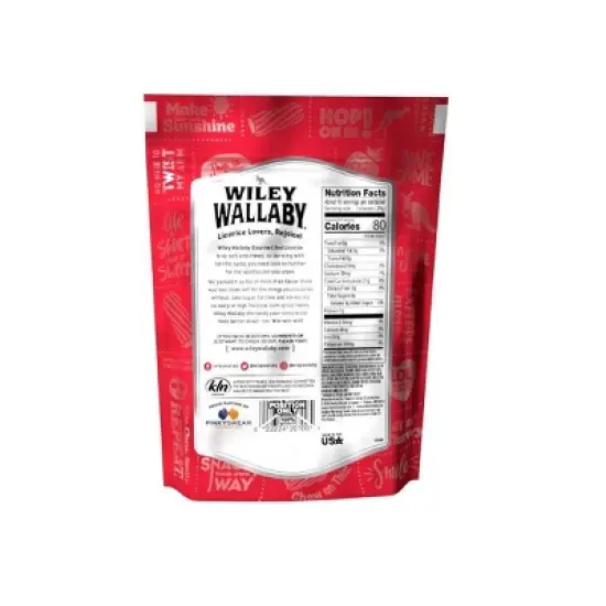 Wiley Wallaby Classic Red Licorice - 10oz image {1}