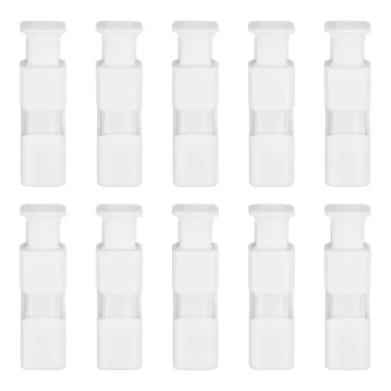 Unique Bargains Plastic Easy Squeeze Lock Food Bag Cinch Clips 10 Pcs image {6}