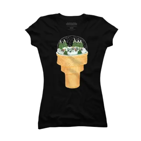 Junior's Design By Humans Sno-Cone By BullShirtCo T-Shirt image {3}