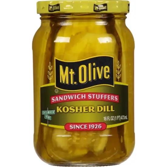 Mt. Olive Sandwich Stuffers Kosher Dill Pickles - 16 fl oz image {6}
