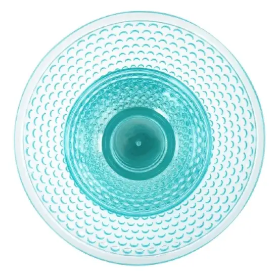 Gibson Home Plastic Bowl Set with Serving Bowl in Light Blue image {5}