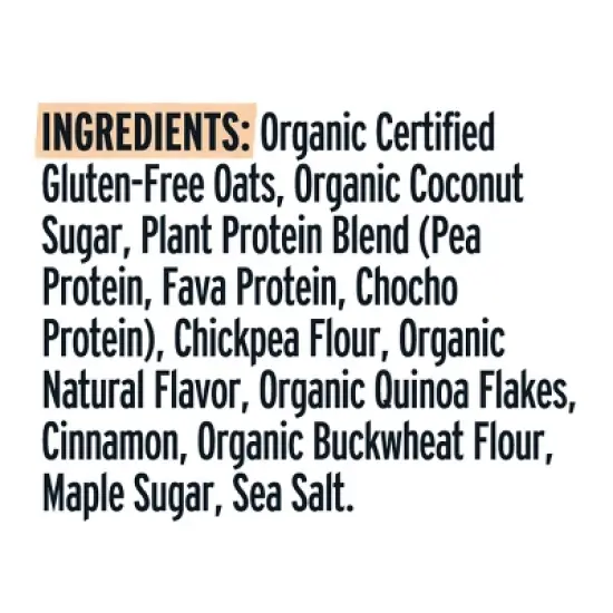 purely elizabeth. Maple Cinnamon Roll Protein Oatmeal - 8.3oz/5ct image {3}