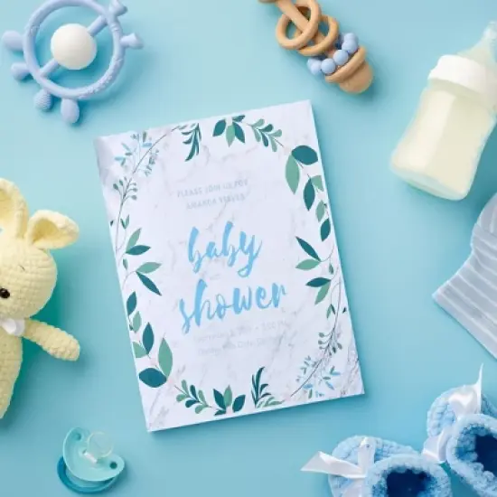 Juvale Marble Paper, Fancy Stationery Paper, Printer Friendly, Decorative Letterhead, Paper for Resume, Menu, Business (8.5 x 11 In, 48 Sheets) image {1}