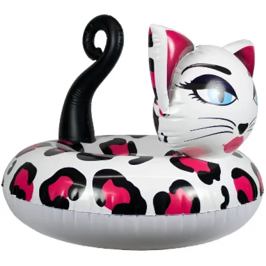 Poolmaster 48'' Pretty Kitty Swimming Pool Tube Float image {10}