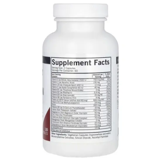 Kirkman Labs Children's Multivitamin & Mineral with 5-MTHF, 120 Capsules image {1}