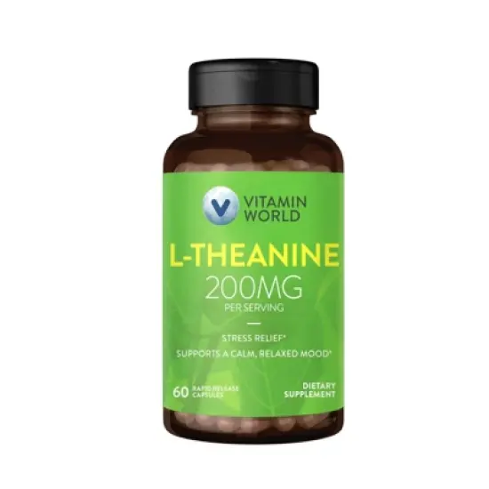 Vitamin World - L-Theanine 200mg image {2}
