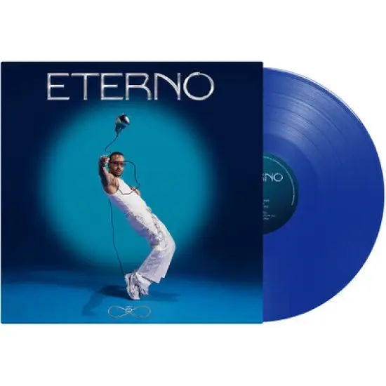 Prince Royce - Eterno (Colored Vinyl Blue Gatefold LP Jacket Poster) image {1}