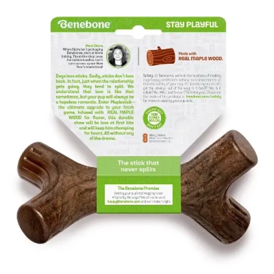 Benebone Maplestick Dog Chew Toy - Maple Wood - M image {4}