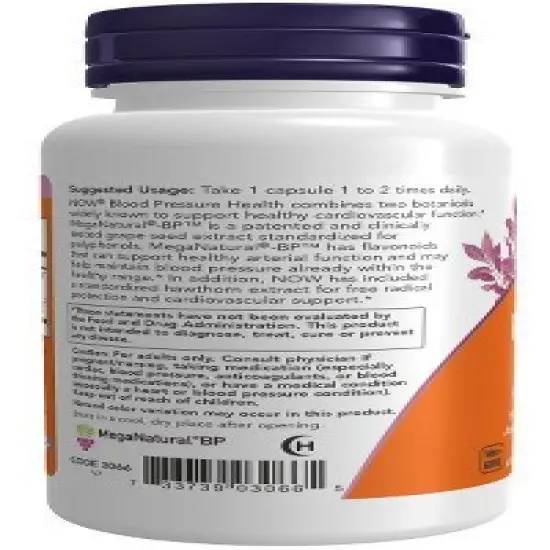 Blood Pressure Health by Now Foods  -  90 VegCap image {2}