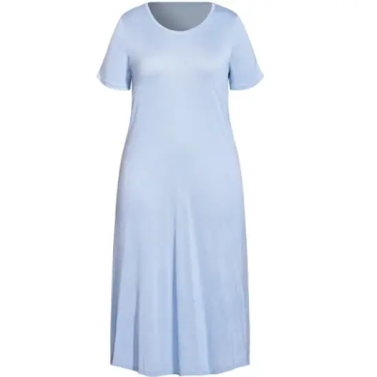 Women's Plus Size Nightdress - pale blue | EVANS image {2}
