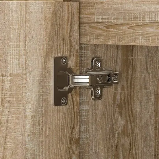 Famapy Bathroom Cabinet with White Basin Bathroom Storage Solutions Original Wooden image {3}