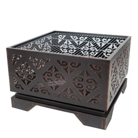 Vienna 26" Square Fire Pit - Pleasant Hearth image {1}
