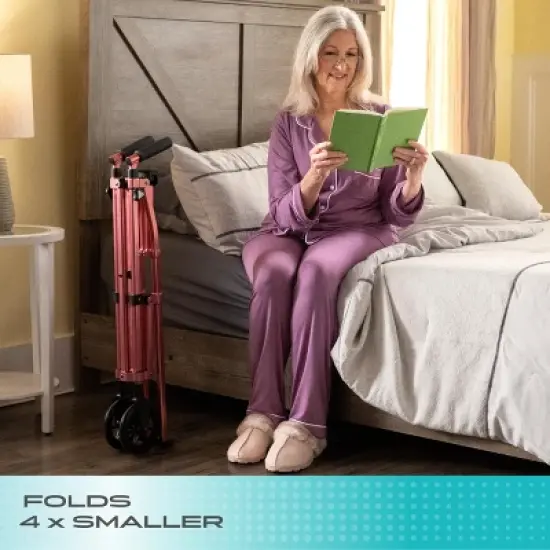 Stander Wonder Walker Plus, 2-Wheel Lightweight Folding Walker image {2}