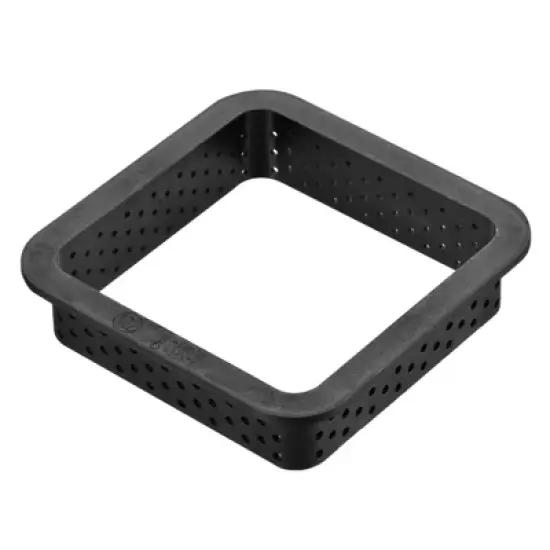 Unique Bargains Perforated Non-stick Odorless  Square Shape Cake Mousse Ring image {3}