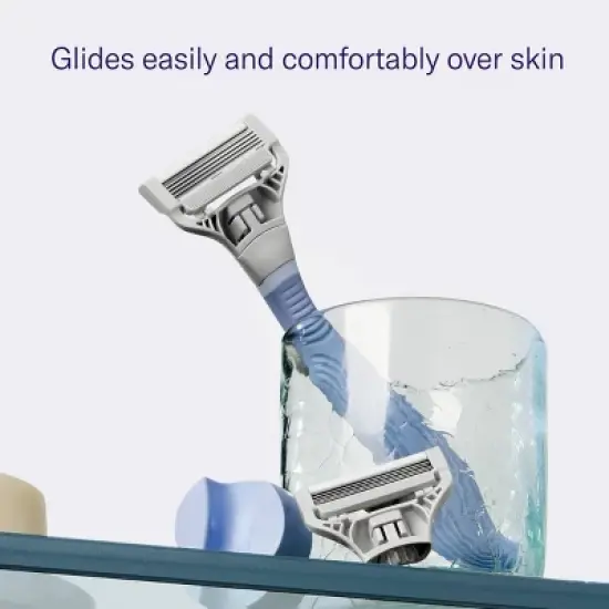 Flamingo Pubic Women's Razor Blade Refill Cartridges - 4ct image {6}