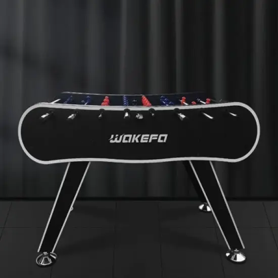 DSVIMOY Arcade Games Foosball Table 2 Drink Holders, Table Soccer Game for Kids and Adults, Black, 56.00"*29.00"*31.10" image {5}