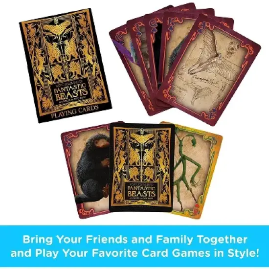Aquarius Puzzles Fantastic Beasts Playing Cards image {1}