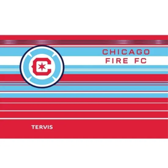 MLS Chicago Fire 20oz Hype Stripe Stainless Steel Tumbler image {1}